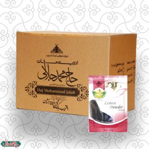 بسته عمده پودر لیمو امانی سیاه 80 گرم حاج محمد جلالی